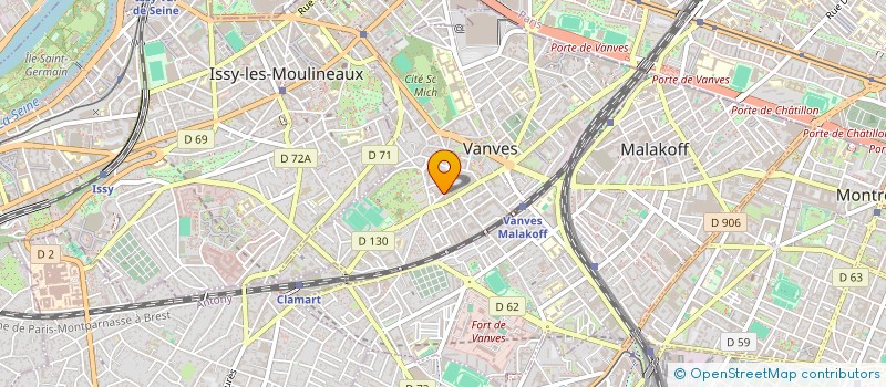 localisation de l'entreprise NOUNOU ET MOI à VANVES