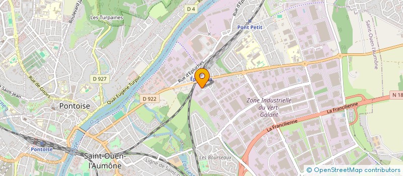 localisation de l'entreprise NOUNOU SERVICES à SAINT-OUEN-L'AUMONE