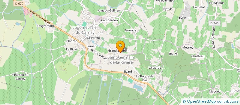 localisation de l'entreprise NOUNOURS ET TITOU  LUGON-ET-L'ILE-DU-CARNAY