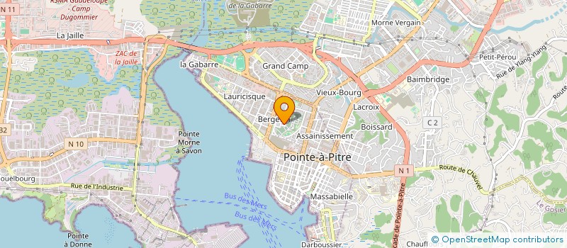 localisation de l'entreprise NOUNOURS'SERVICE à POINTE A PITRE