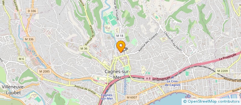 localisation de l'entreprise NOUNOURSGANG à CAGNES-SUR-MER
