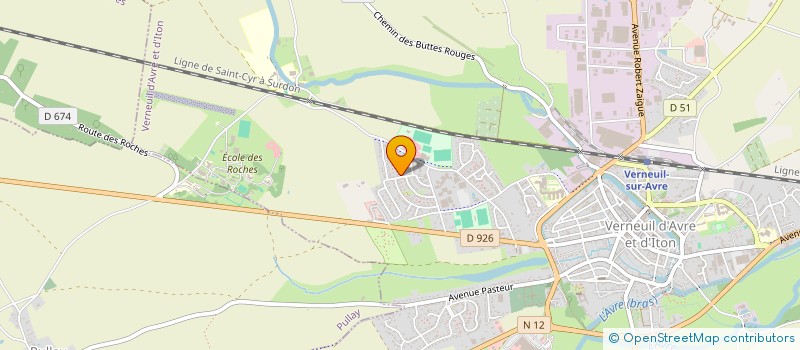 localisation de l'entreprise NOUNOUS D'ENFER  VERNEUIL D'AVRE ET D'ITON