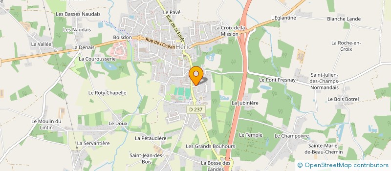 localisation de l'entreprise NOUNOUS DES BLEUETS  HERIC