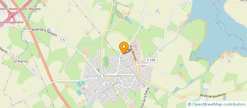 localisation de l'entreprise NOUNS  LA TESSOUALLE