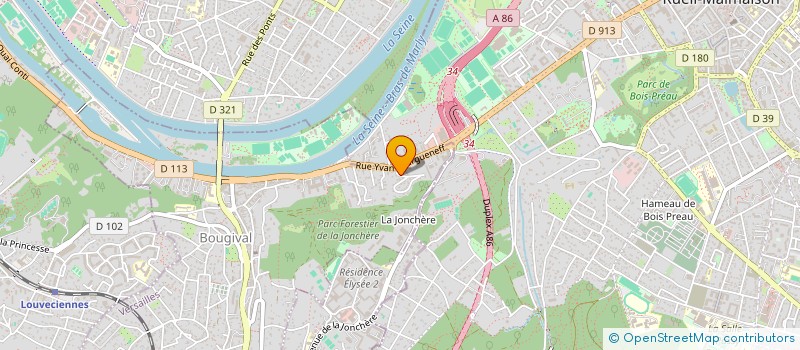 localisation de l'entreprise NOUO  BOUGIVAL