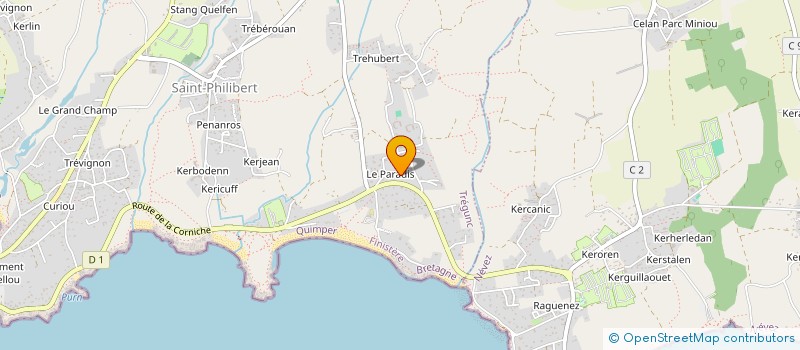 localisation de l'entreprise NOUPIN  TREGUNC