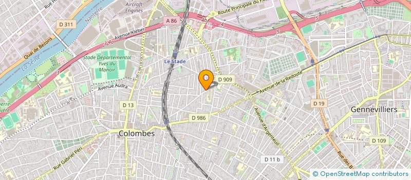 localisation de l'entreprise NOUR à COLOMBES