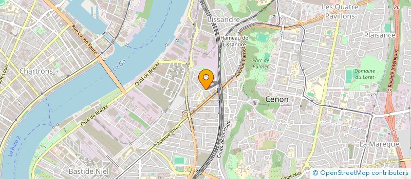 localisation de l'entreprise NOUR  CENON