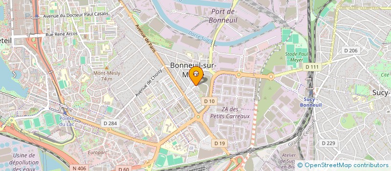 localisation de l'entreprise NOUR à BONNEUIL-SUR-MARNE