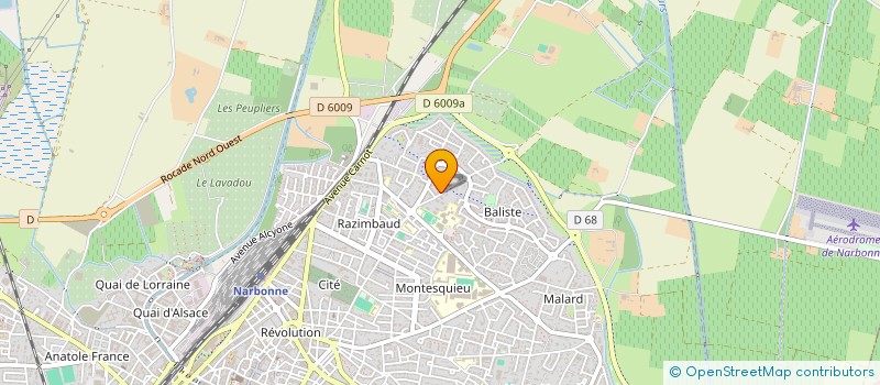 localisation de l'entreprise NOUR  NARBONNE