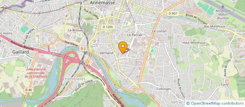 localisation de l'entreprise NOUR  ANNEMASSE