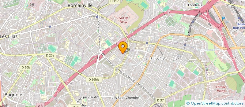 localisation de l'entreprise NOUR à ROMAINVILLE