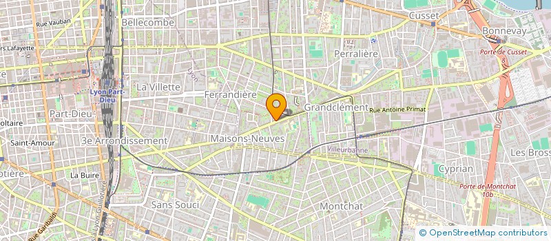 localisation de l'entreprise NOUR  VILLEURBANNE