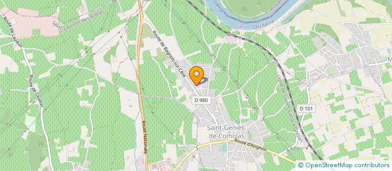 localisation de l'entreprise NOUR AGRICULTURE  SAINT-GENIES-DE-COMOLAS