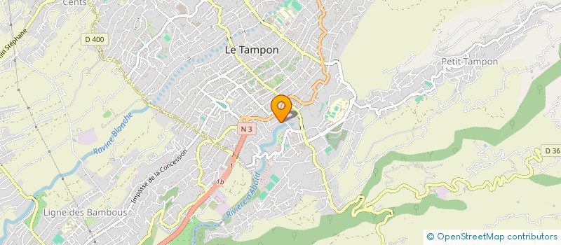 localisation de l'entreprise NOUR ALA NOUR  LE TAMPON