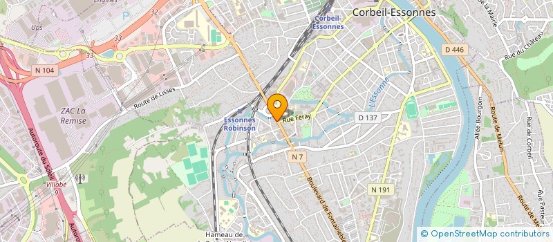 localisation de l'entreprise NOUR-ANISSA à CORBEIL-ESSONNES