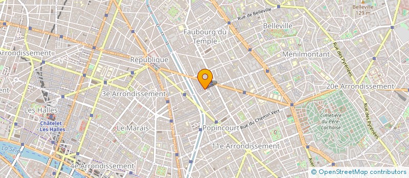 localisation de l'entreprise NOUR COIFFURE  PARIS