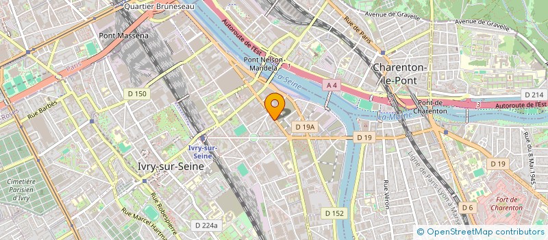 localisation de l'entreprise NOUR DECOR  IVRY-SUR-SEINE