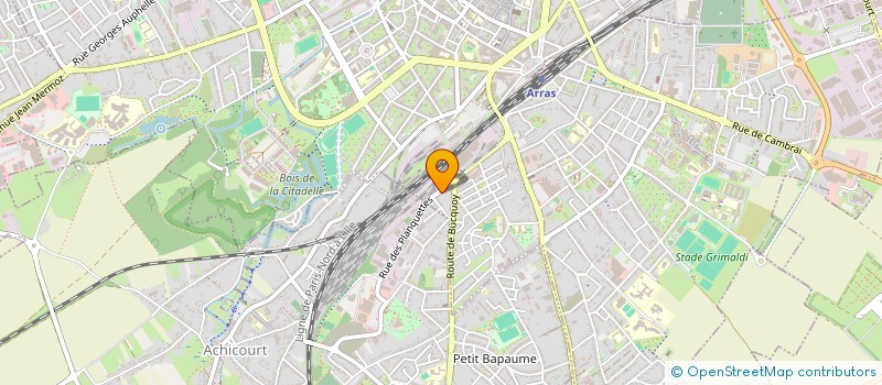 localisation de l'entreprise NOUR DISTRIBUTION à ARRAS