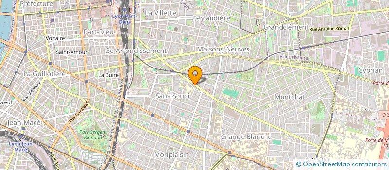 localisation de l'entreprise NOUR EDDINE  LYON