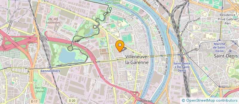localisation de l'entreprise NOUR EL HAYAT EL QAMARYAT à VILLENEUVE-LA-GARENNE