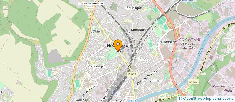 localisation de l'entreprise NOUR EL HOUDA  NOGENT-SUR-OISE