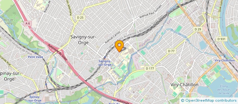 localisation de l'entreprise NOUR EL HOUDA SARL à SAVIGNY-SUR-ORGE