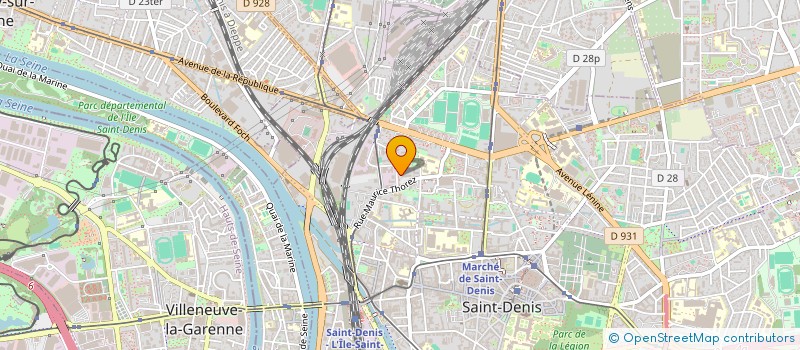 localisation de l'entreprise NOUR ELEC à SAINT-DENIS