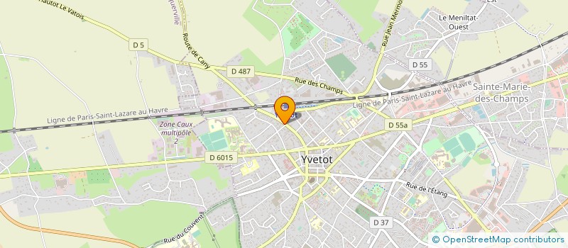 localisation de l'entreprise NOUR-ELEC  ELBEUF