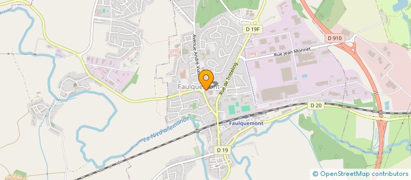 localisation de l'entreprise NOUR ELHOUDA  FAULQUEMONT