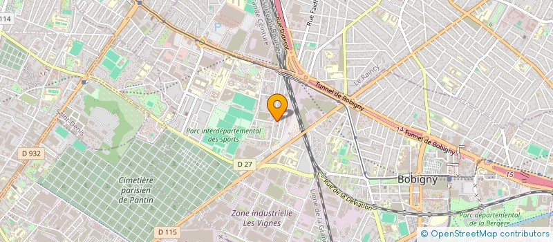 localisation de l'entreprise NOUR EXPRESS à BOBIGNY