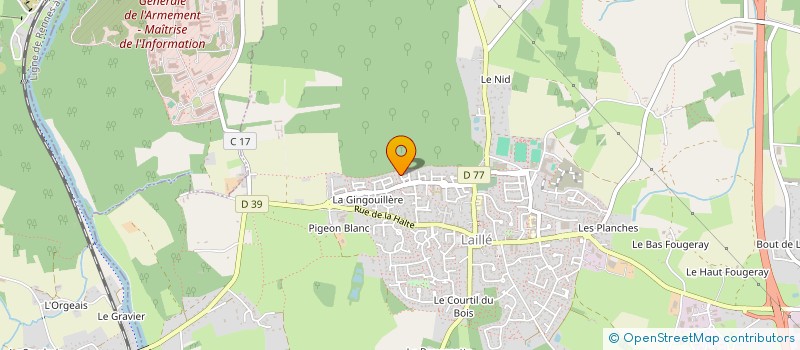 localisation de l'entreprise NOUR IMMO  LAILLE