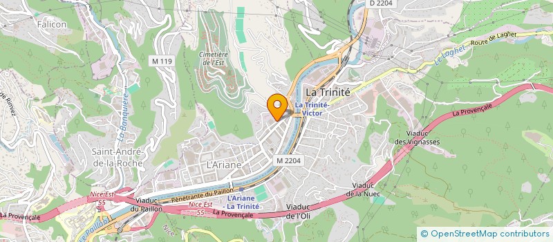 localisation de l'entreprise NOUR RENOV  NICE