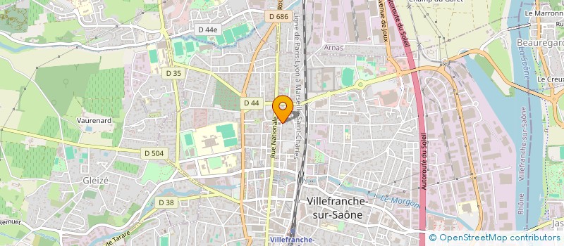 localisation de l'entreprise NOUR VTC à VILLEFRANCHE-SUR-SAONE