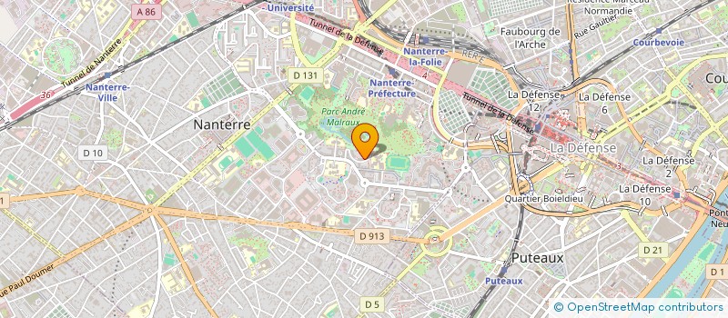 localisation de l'entreprise NOURA  NANTERRE