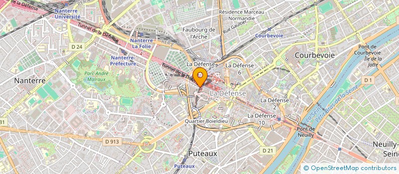 localisation de l'entreprise NOURA LA DEFENSE  PUTEAUX