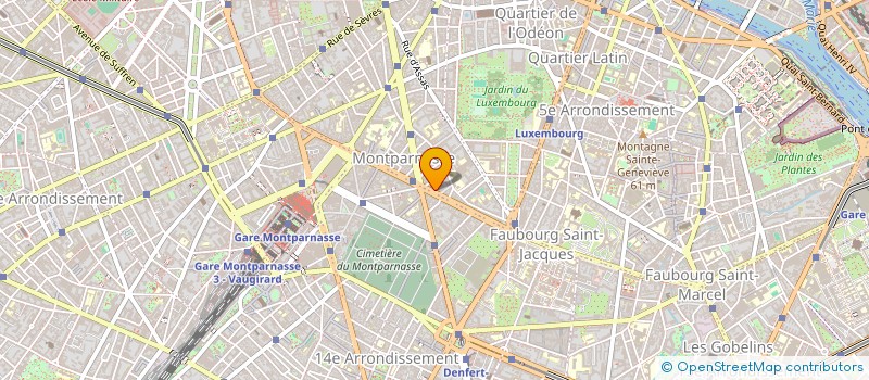 localisation de l'entreprise NOURA MONTPARNASSE  PARIS