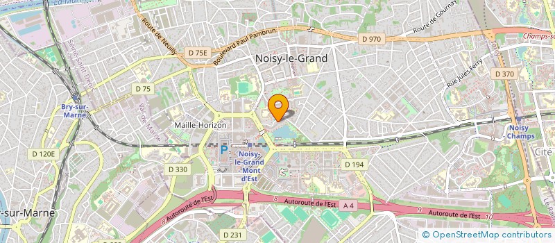 localisation de l'entreprise NOURAINE  NOISY-LE-GRAND