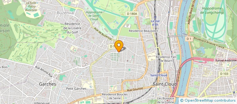 localisation de l'entreprise NOURAJ à SAINT-CLOUD