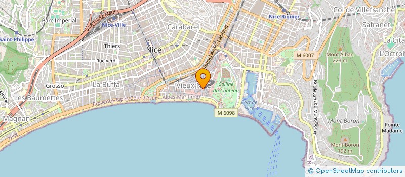 localisation de l'entreprise NOURAPON  NICE