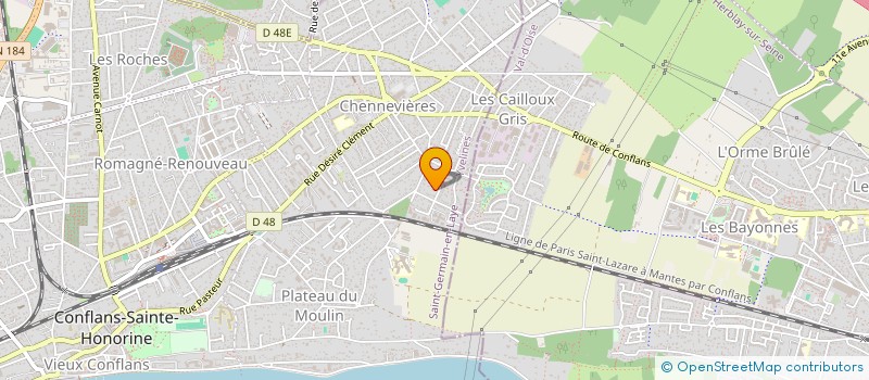 localisation de l'entreprise NOURCONSULT à CONFLANS-SAINTE-HONORINE