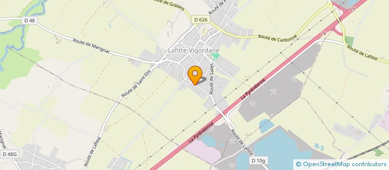 localisation de l'entreprise NOURE  LAFITTE-VIGORDANE