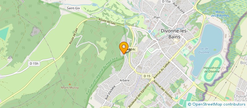 localisation de l'entreprise NOURE DECO  DIVONNE-LES-BAINS