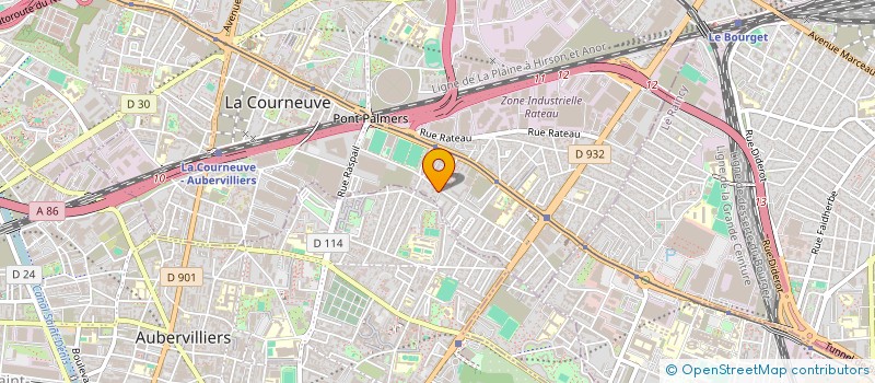 localisation de l'entreprise NOURE DRIVE à LA COURNEUVE