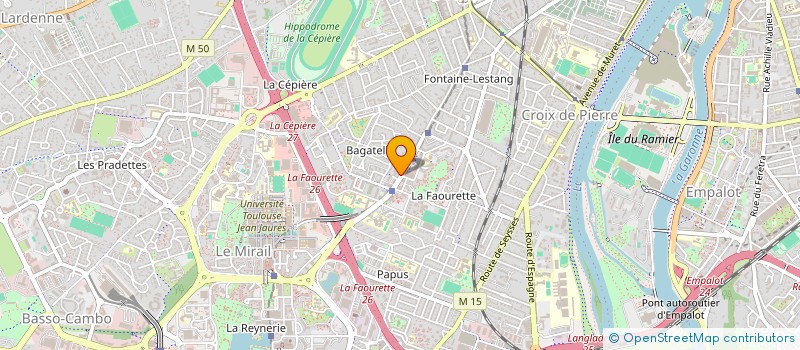localisation de l'entreprise NOURHANE à TOULOUSE