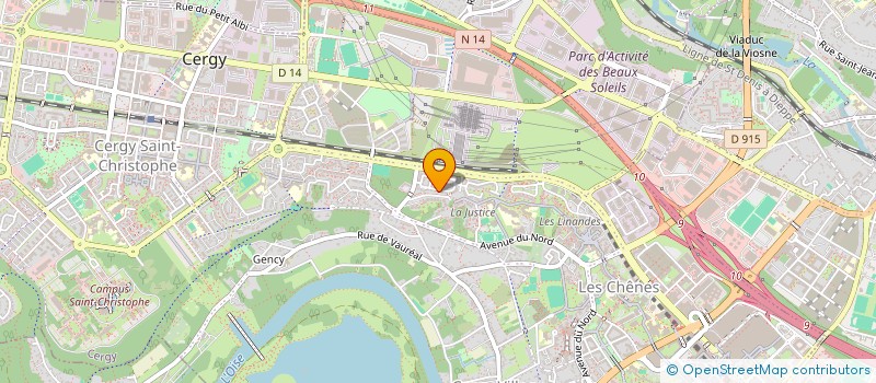 localisation de l'entreprise NOURISLAH  CERGY