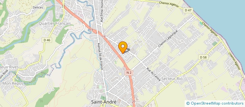 localisation de l'entreprise NOUROU L'YSLAMIYA à SAINT-ANDRE