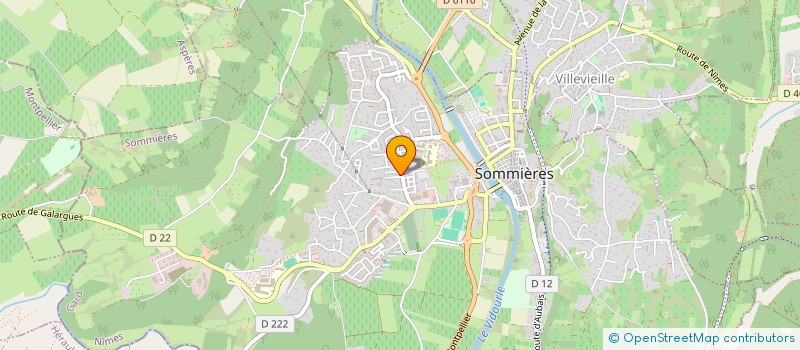 localisation de l'entreprise NOURRIBIO à SOMMIERES