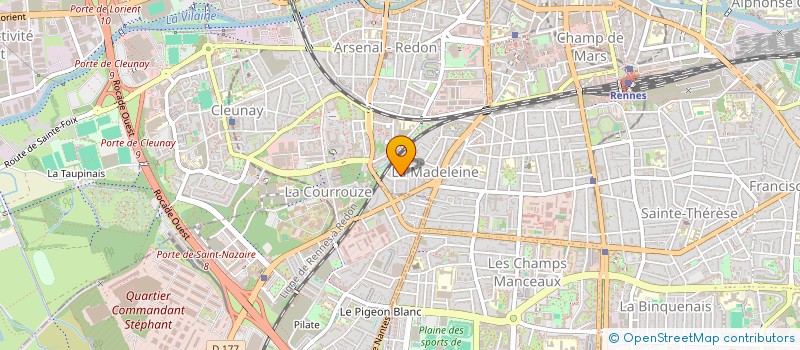 localisation de l'entreprise NOURRIR  RENNES