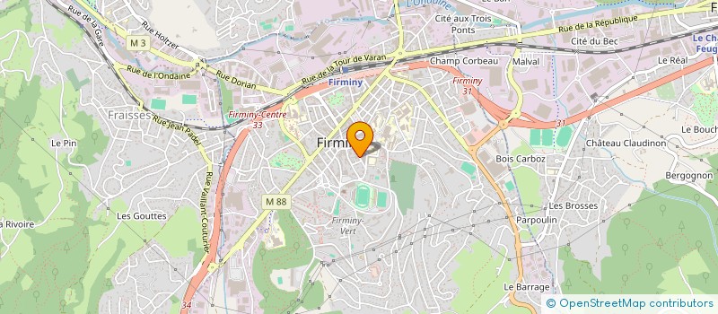 localisation de l'entreprise NOURRISSON NETTOYAGE à FIRMINY